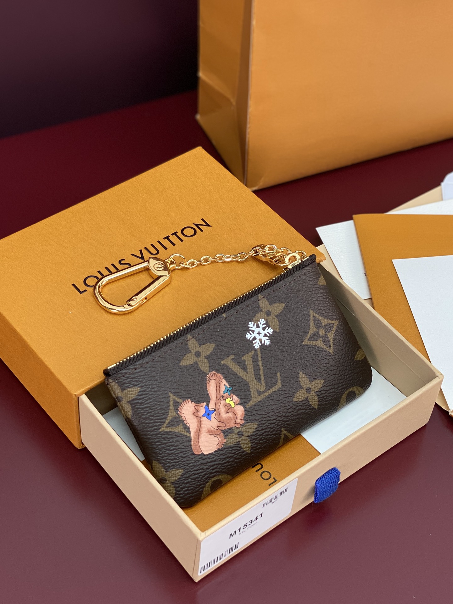 LV Vivienne Wintery Travel 루이비통  키링 & 동전 지갑 (크리스마스 한정)