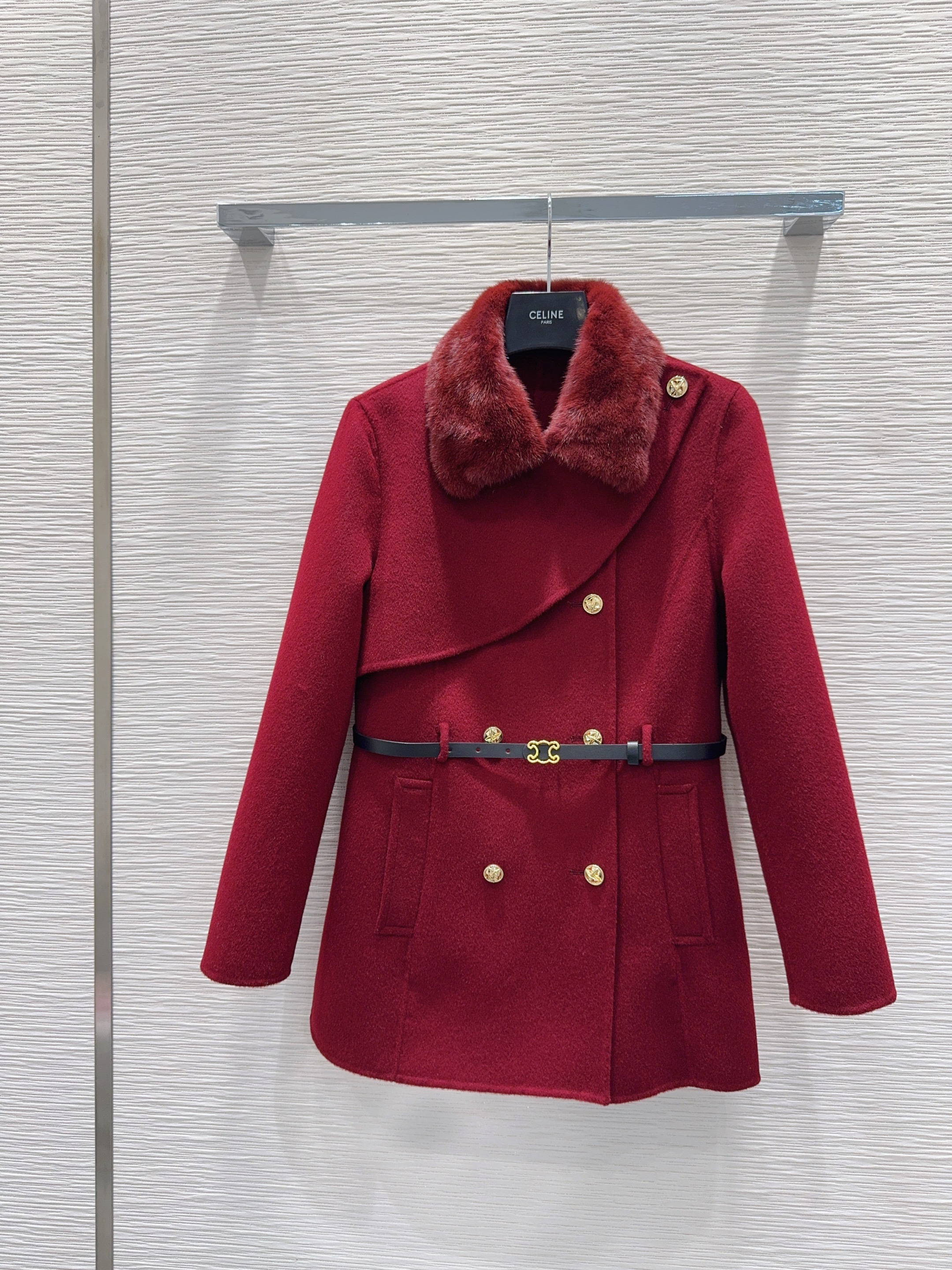 Celine 셀린느 양면 캐시미어 코트 의류