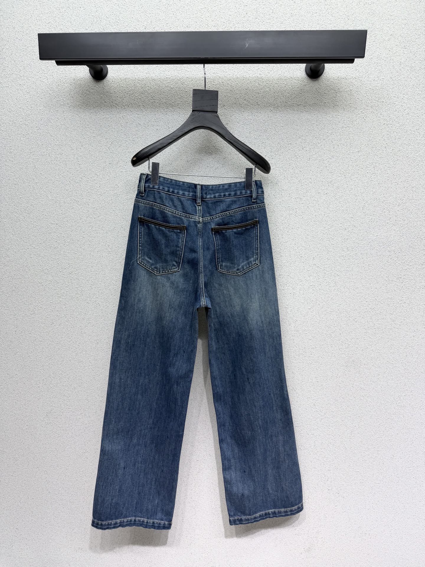 Chanel 샤넬 플리스 안감 일자 청바지 팬츠 바지 의류