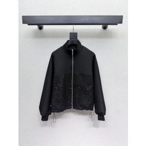 GUCCI 구찌 스팽글 배색 캐주얼 집업 자켓 재킷 의류