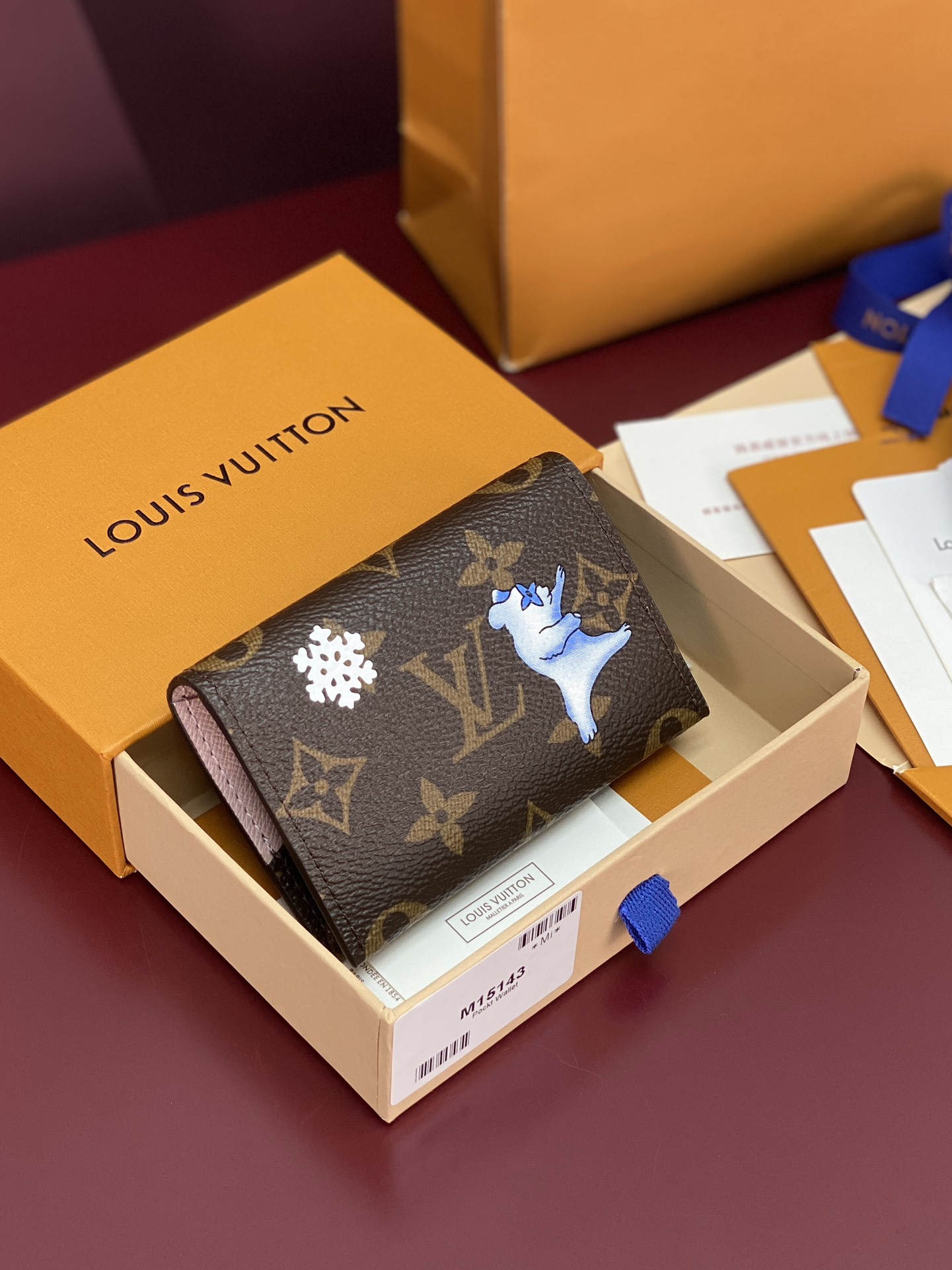 LV Slim 루이비통 카드 지갑 (크리스마스 한정)