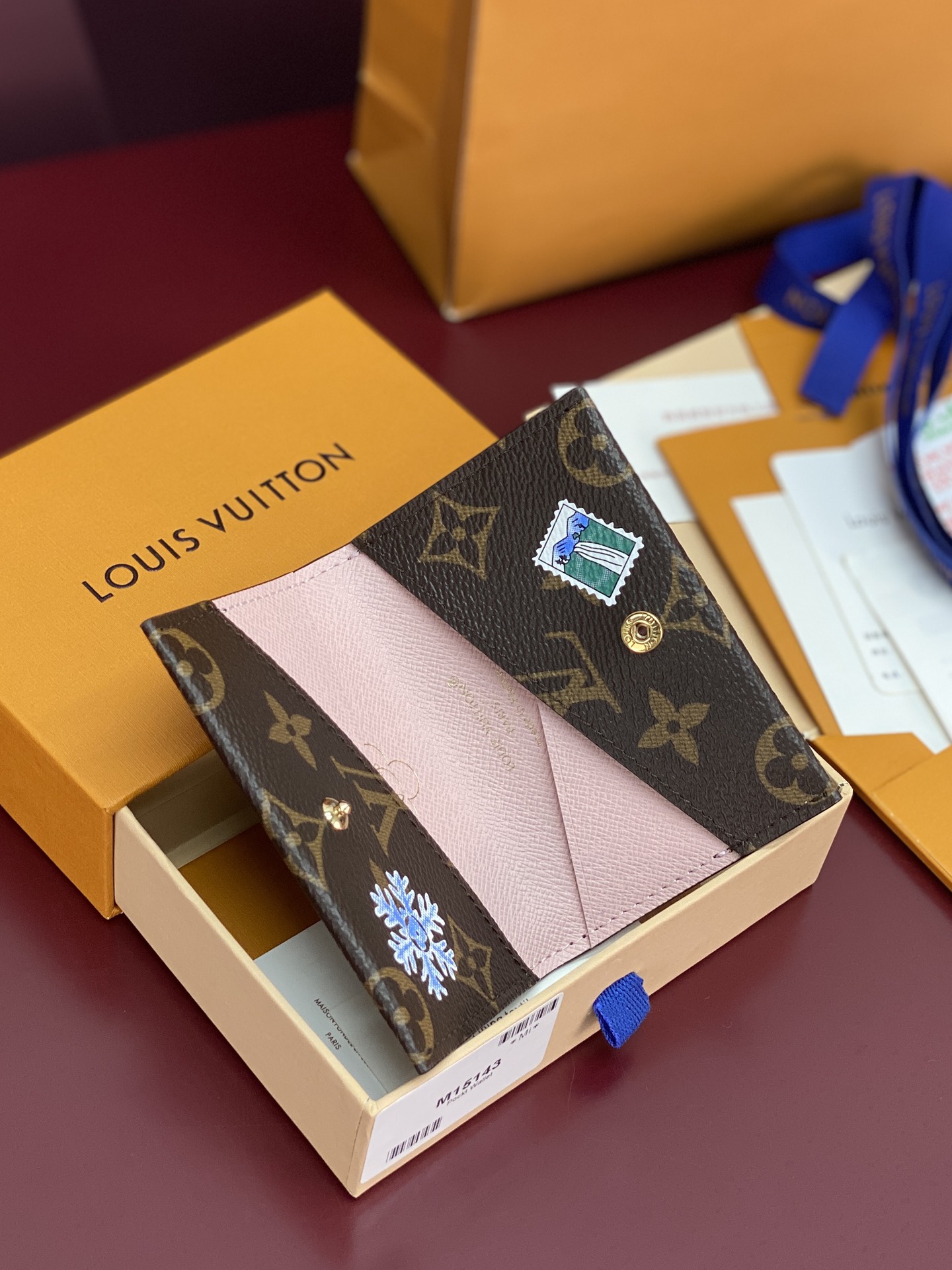 LV Slim 루이비통 카드 지갑 (크리스마스 한정)