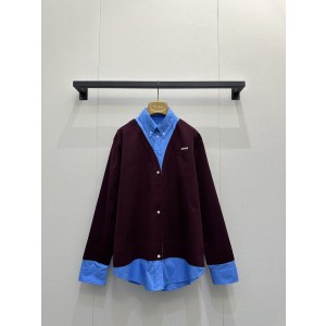 miumiu 미우미우 배색 셔츠 의류