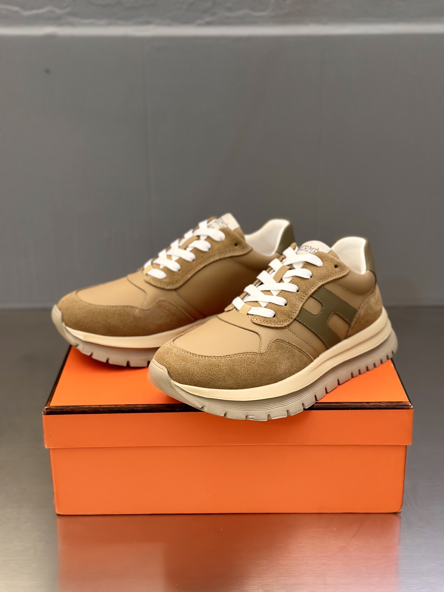 Hermes 에르메스 남성 운동화 스니커즈 신발