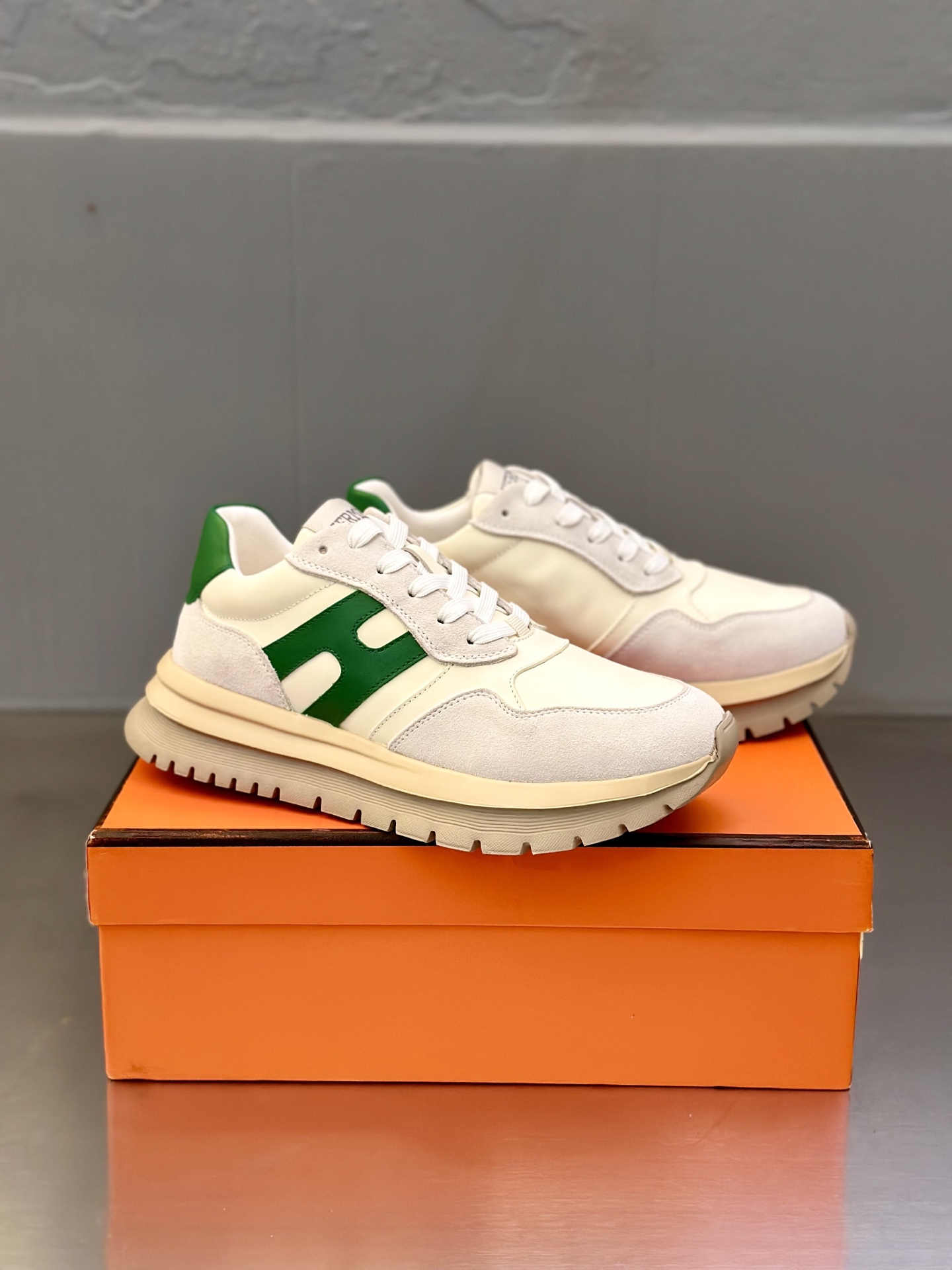 Hermes 에르메스 남성 운동화 스니커즈 신발