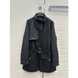 Hermes 에르메스 하우스 레더 패치 라이딩 코트 자켓 의류