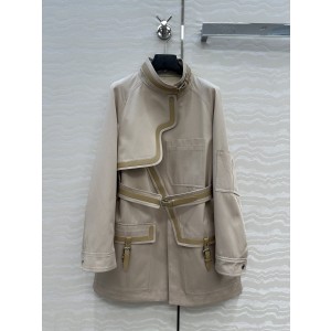 Hermes 에르메스 하우스 레더 패치 라이딩 코트 자켓 의류