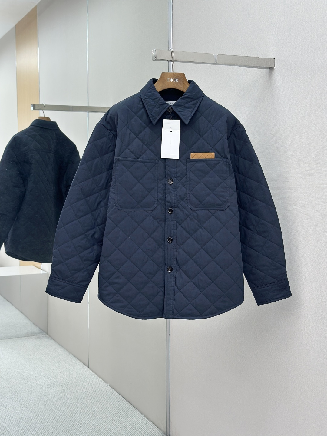 Bottega Veneta BV 보테가 베네타 퀼팅 가죽 스타일 점퍼 자켓 의류