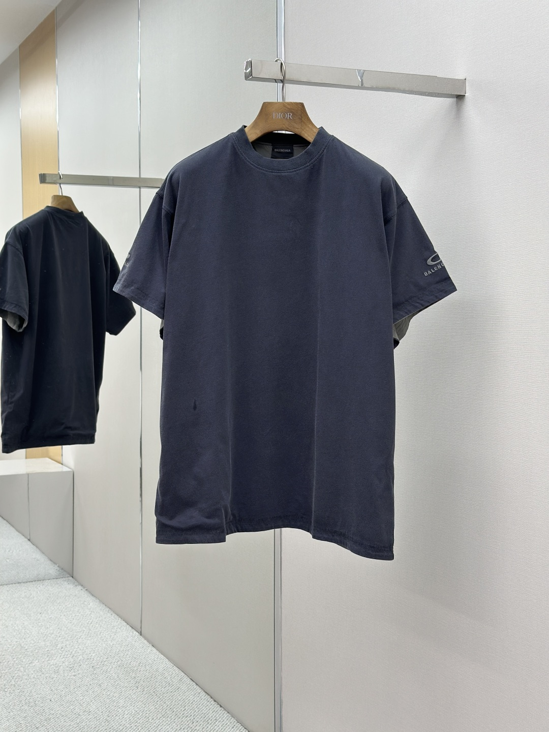 Balenciaga 발렌시아가 양면 파리 반팔 티셔츠 의류