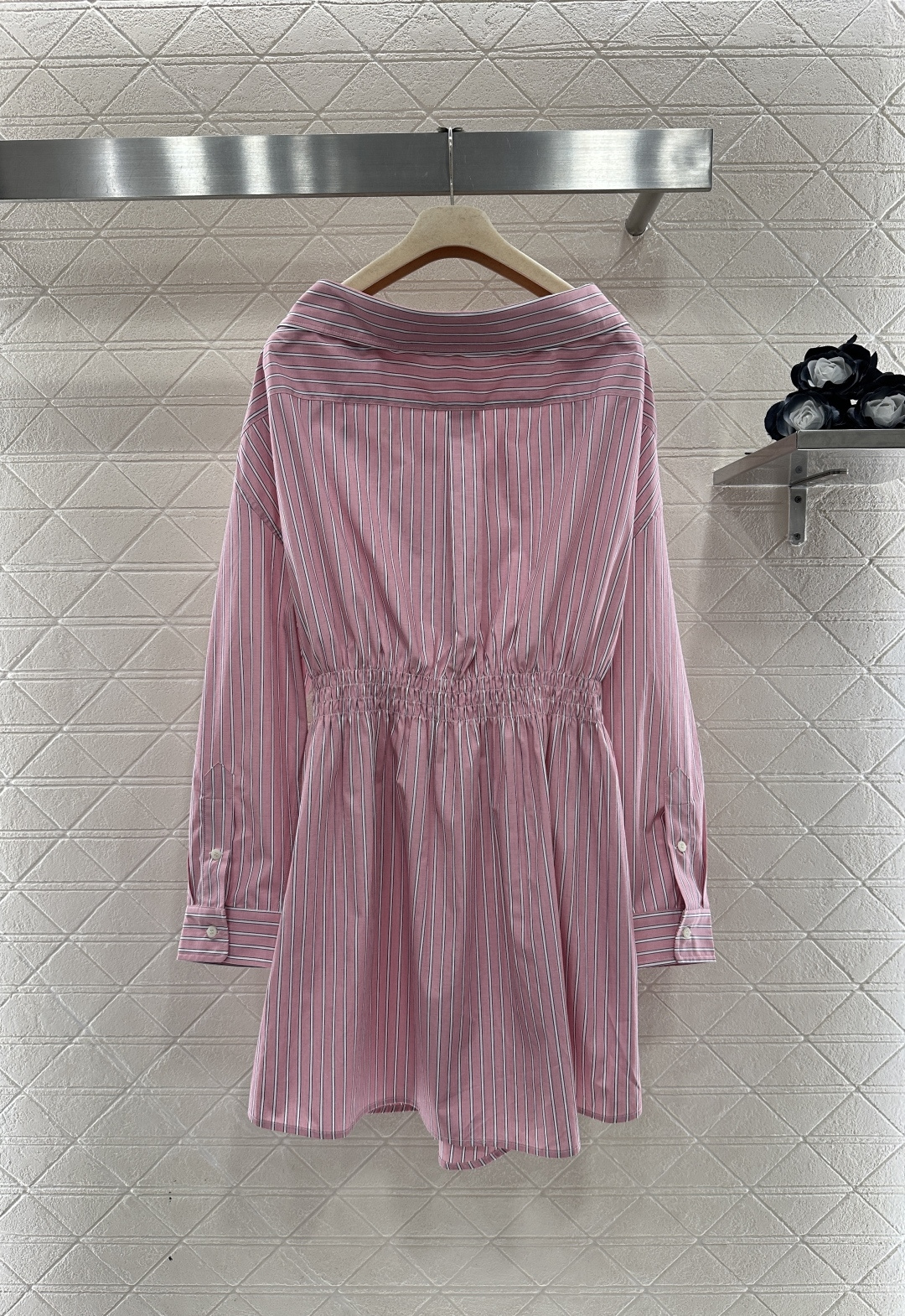 miumiu 미우미우 스트라이프 셔츠 원피스 의류