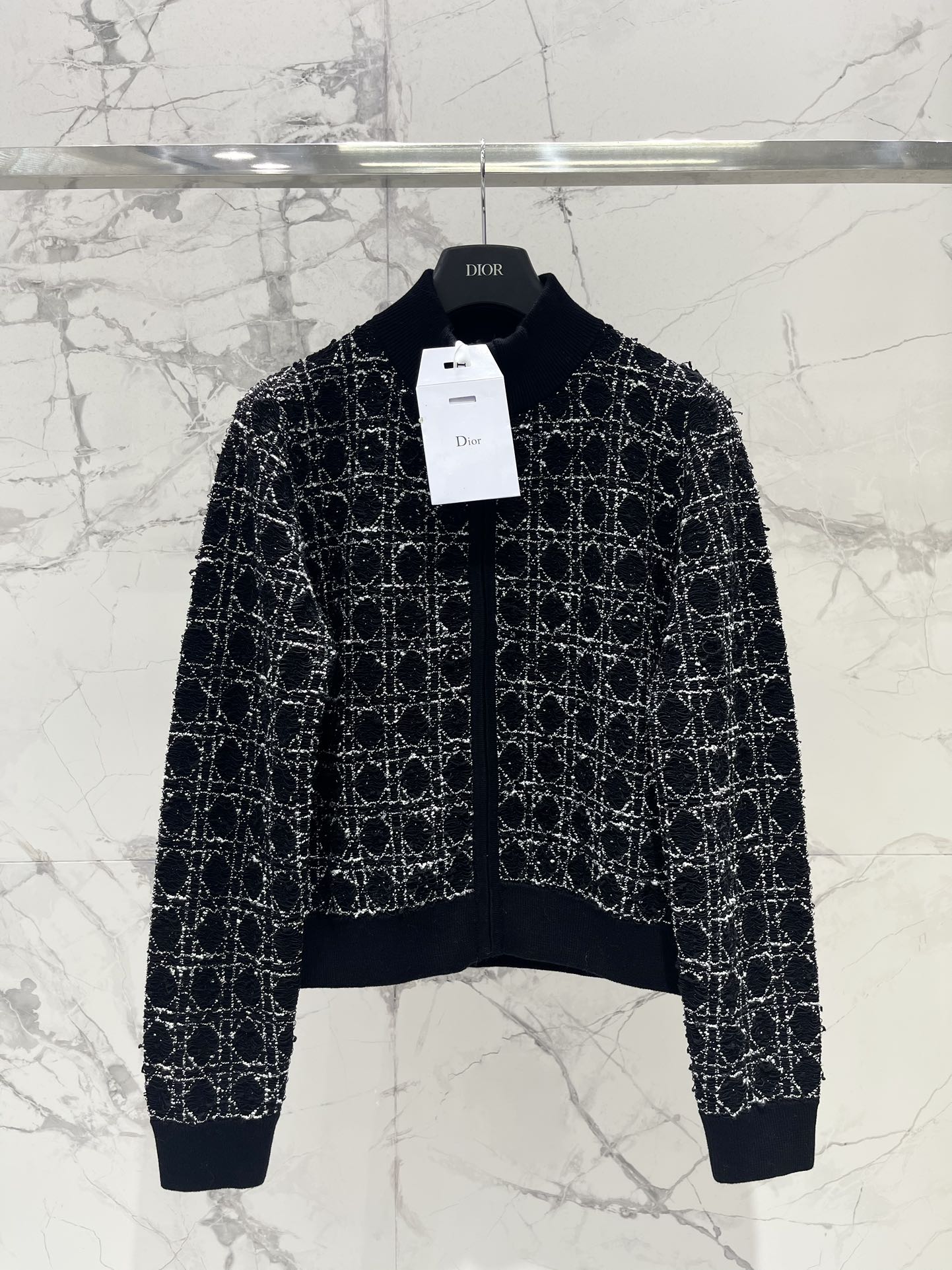 Dior CD 디올 피셔맨 체크 집업 숏 재킷 자켓 의류