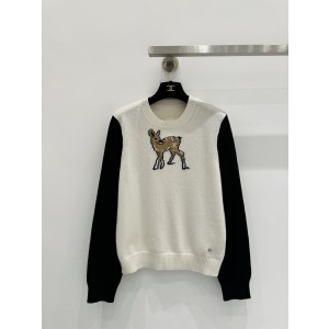 Chanel 샤넬 스키 컬렉션 사슴 패턴 니트 의류