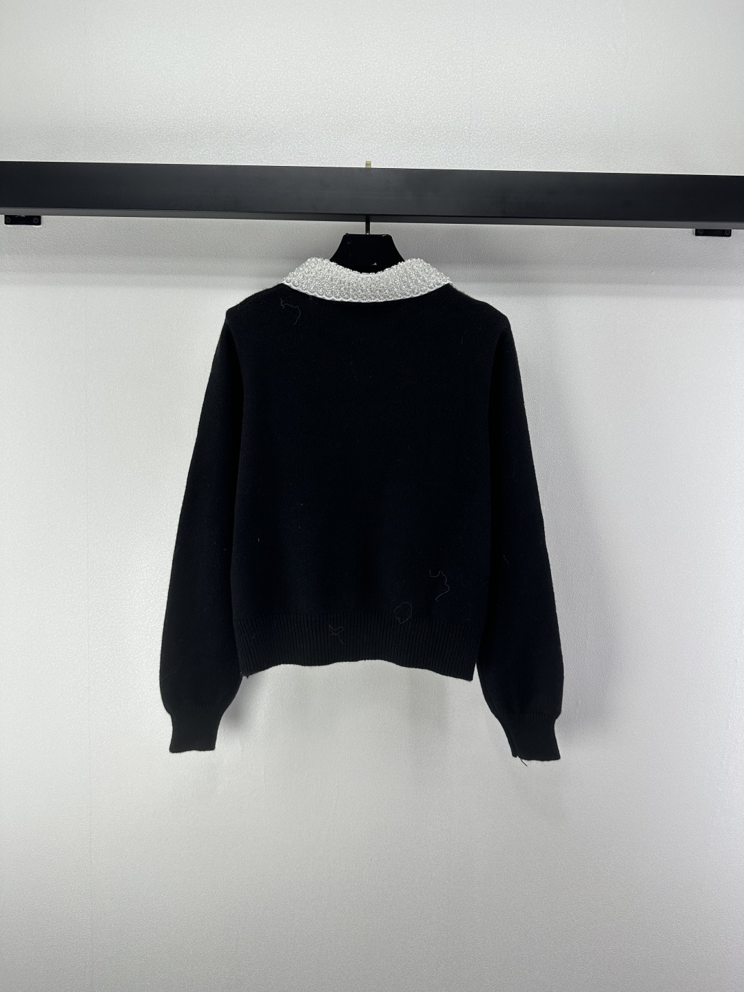 miumiu 미우미우 카라 진주 장식 니트 가디건 자켓 재킷 의류