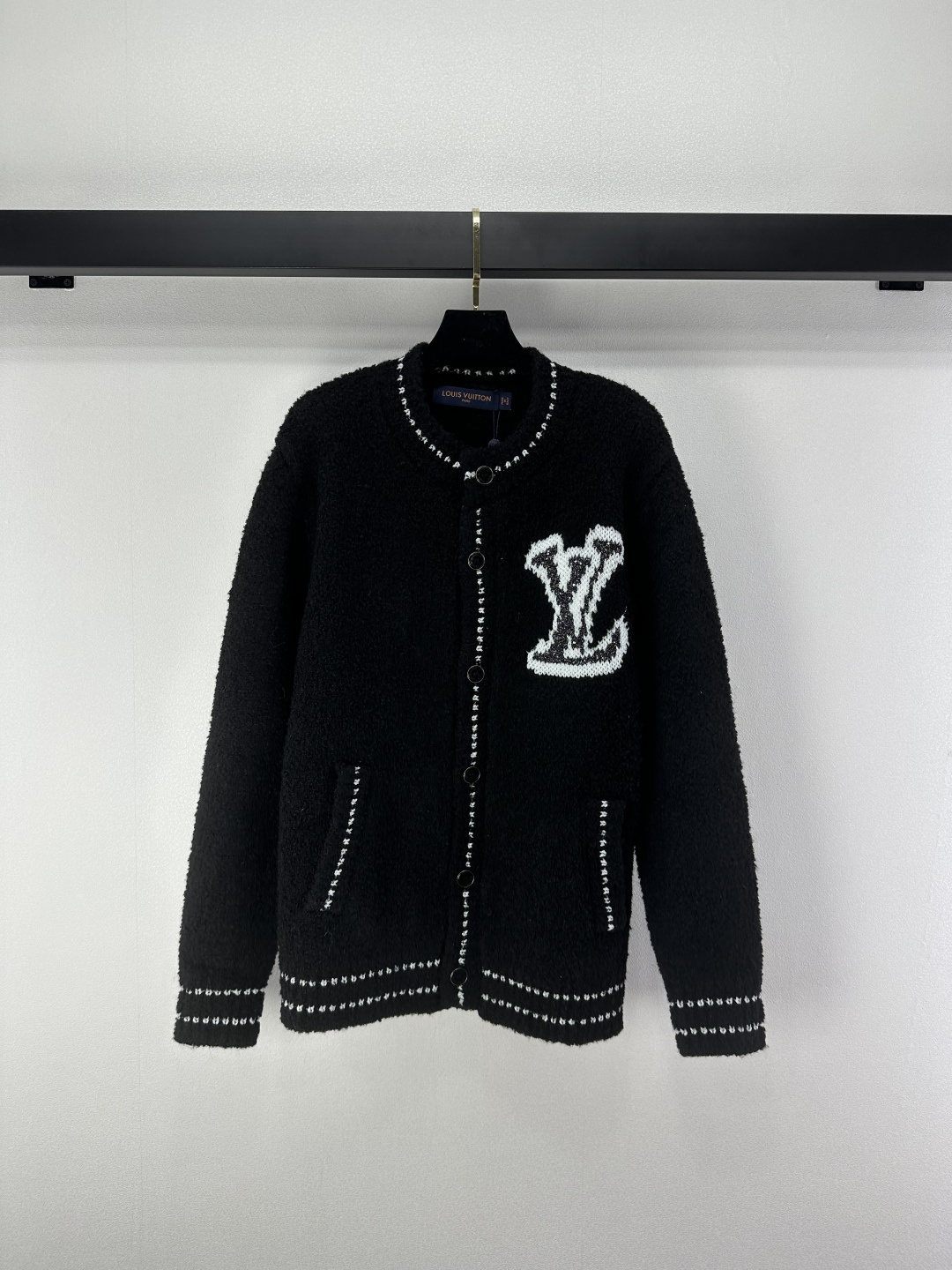 LV 루이비통 라운드넥 금사 양털 가디건 자켓 재킷 의류