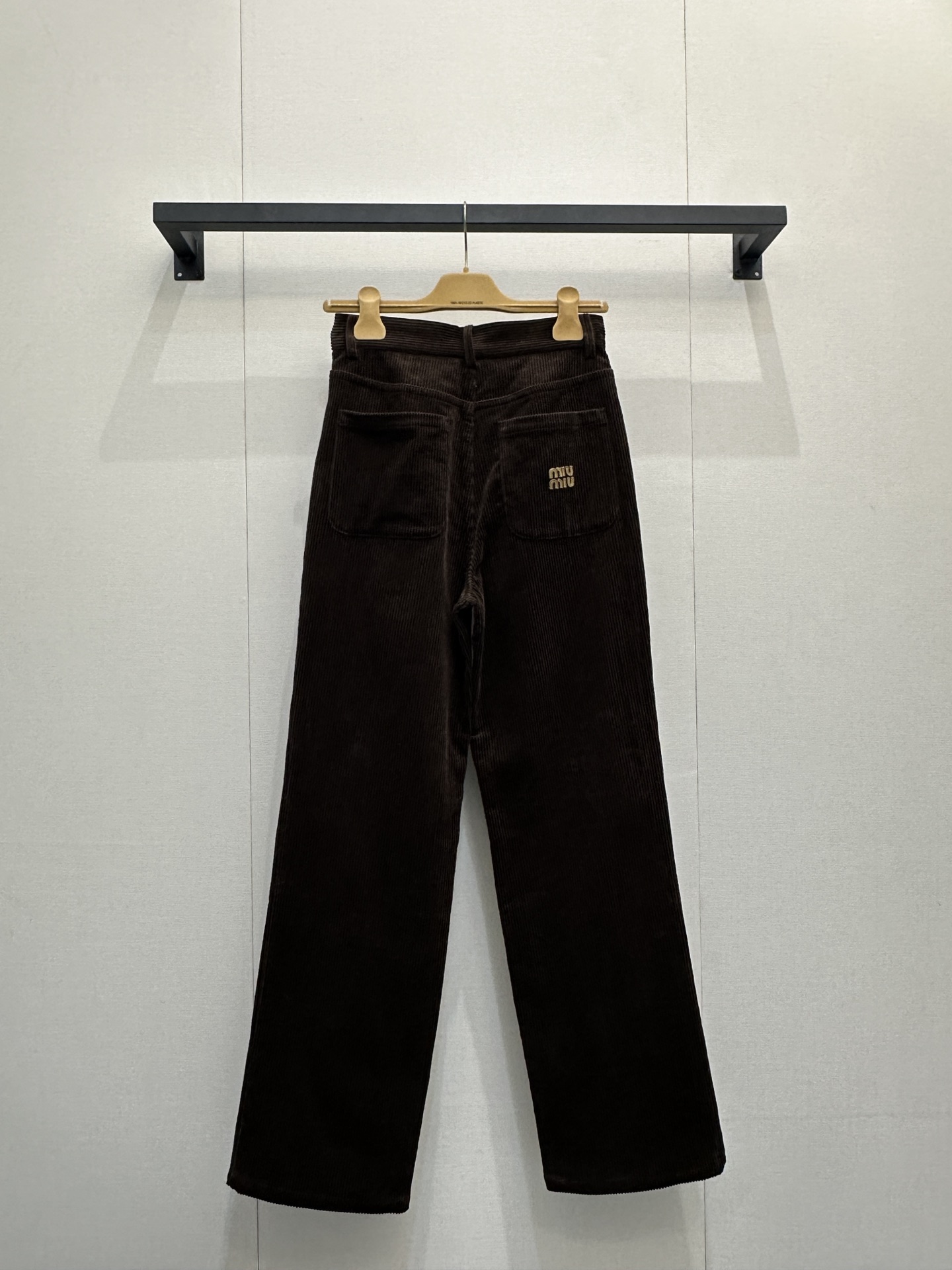 miumiu 미우미우 빈티지 캐러멜 브라운 코듀로이 스트레이트 팬츠 바지 의류
