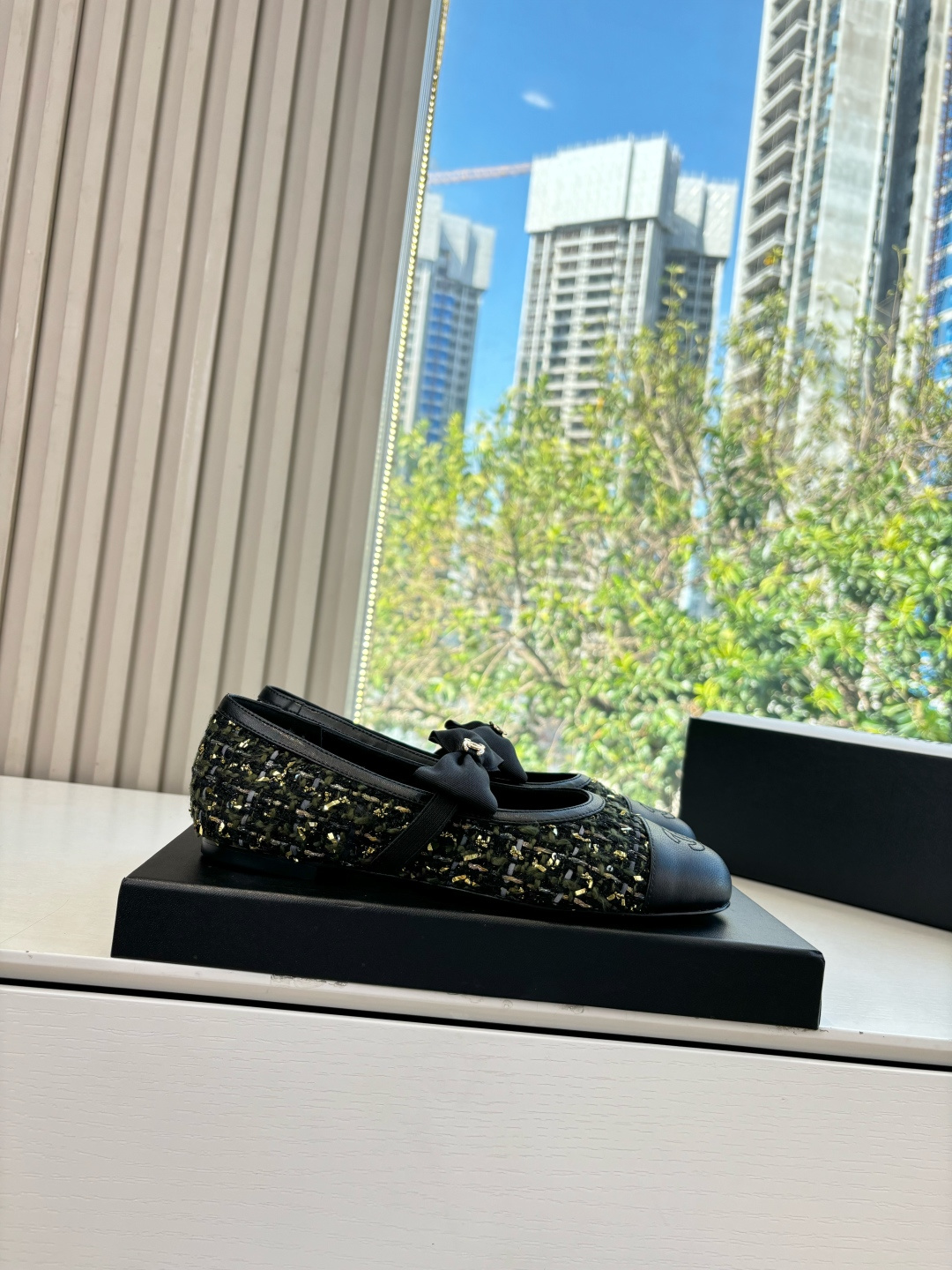 CHANEL 샤넬 메리제인 플랫 슈즈 신발