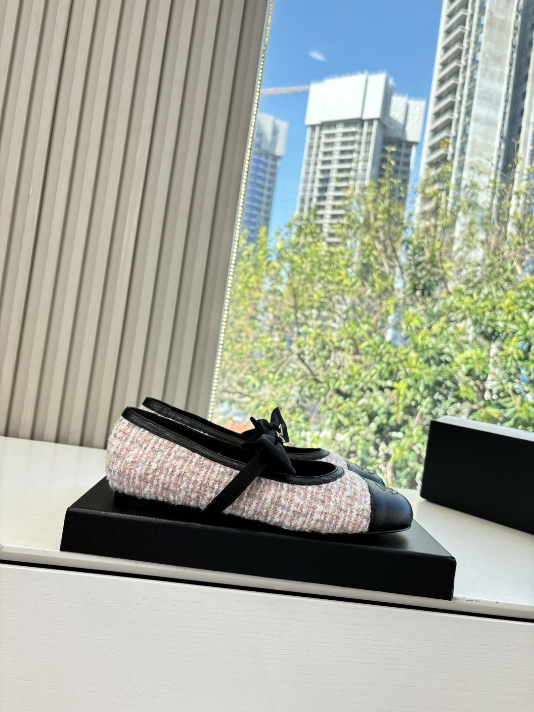 CHANEL 샤넬 메리제인 플랫 슈즈 신발