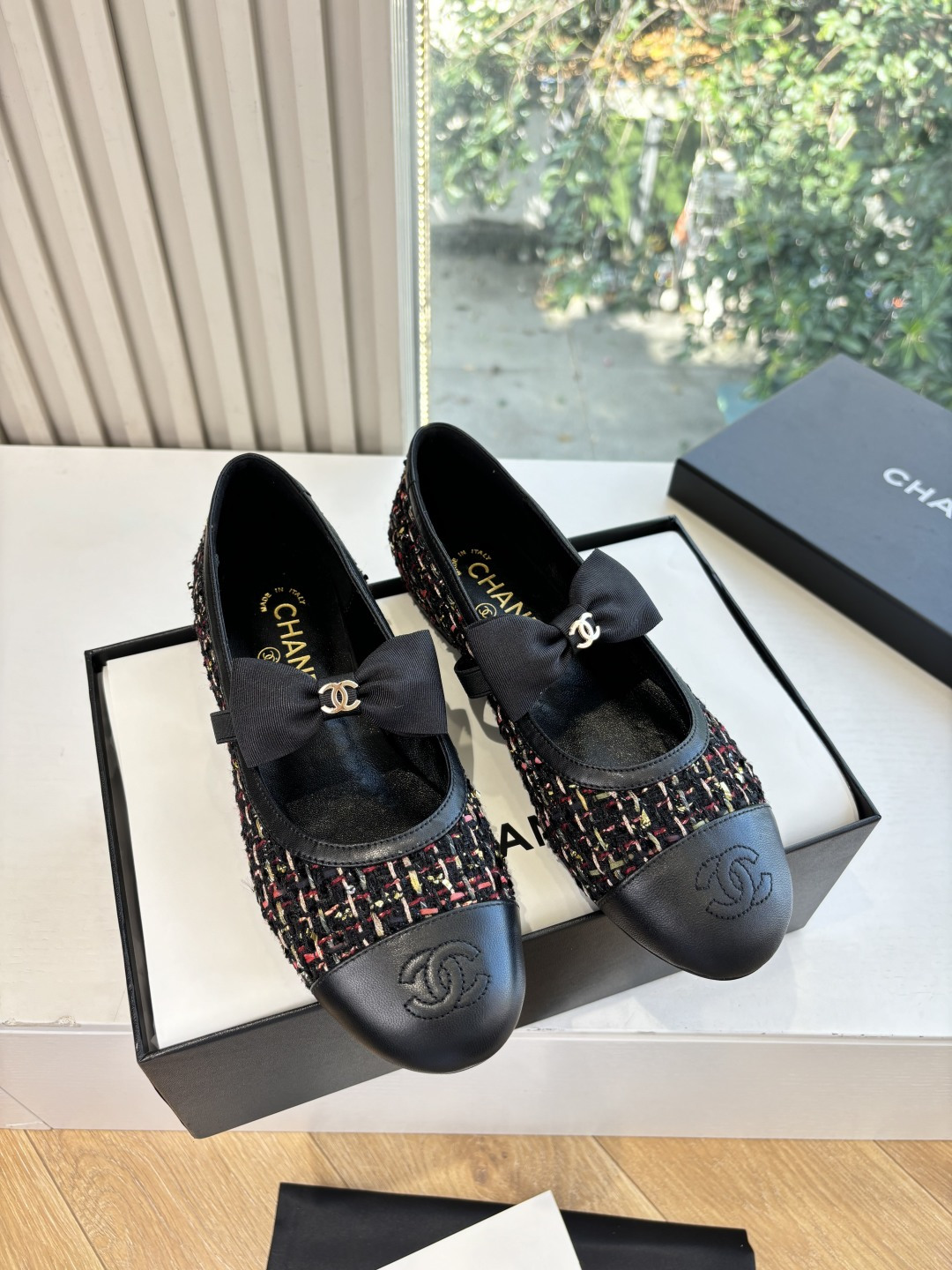 CHANEL 샤넬 메리제인 플랫 슈즈 신발