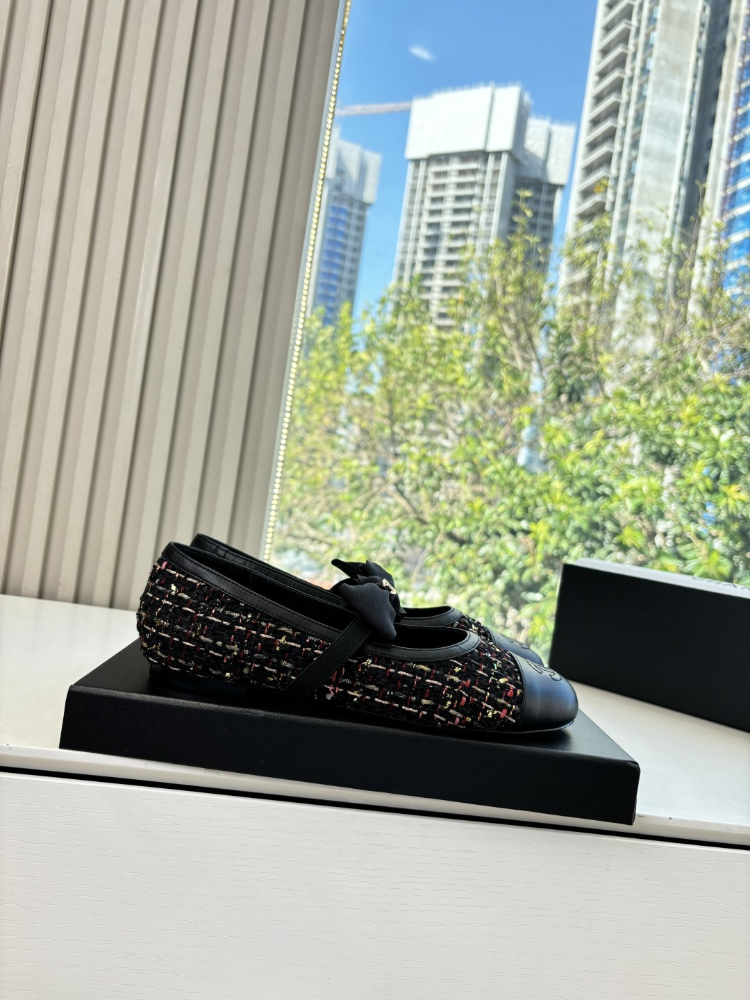 CHANEL 샤넬 메리제인 플랫 슈즈 신발