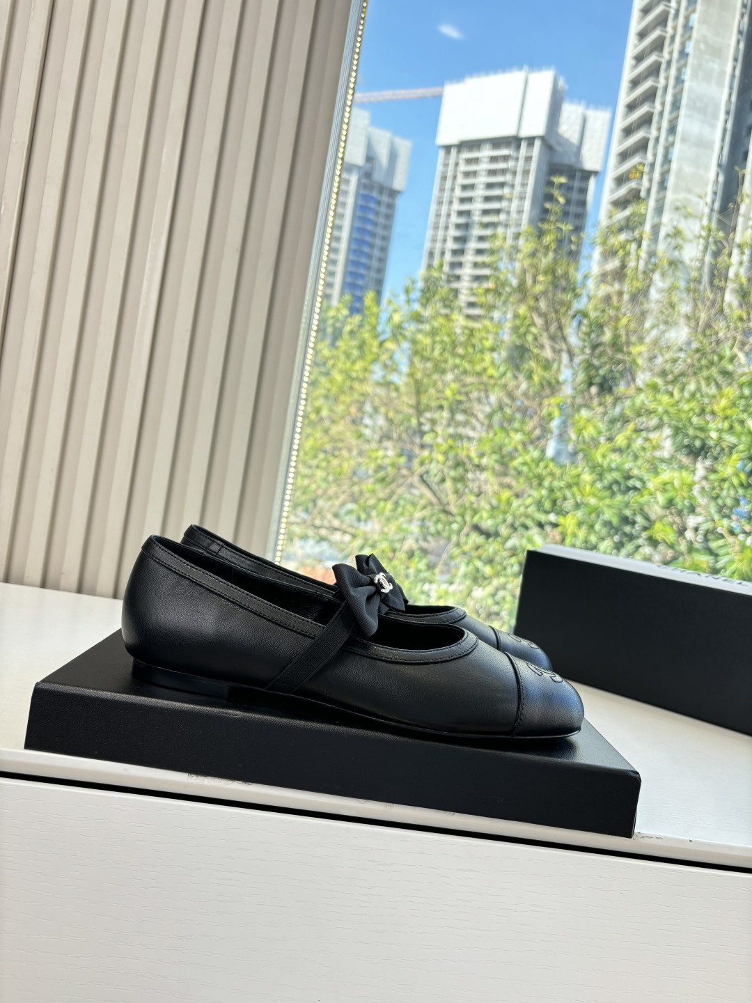 CHANEL 샤넬 메리제인 플랫 슈즈 신발