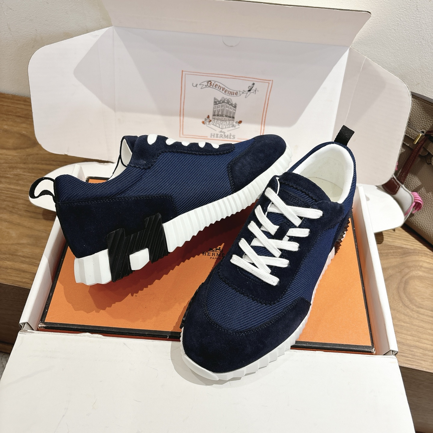 Hermes 에르메스 커플 시리즈 스니커즈 신발