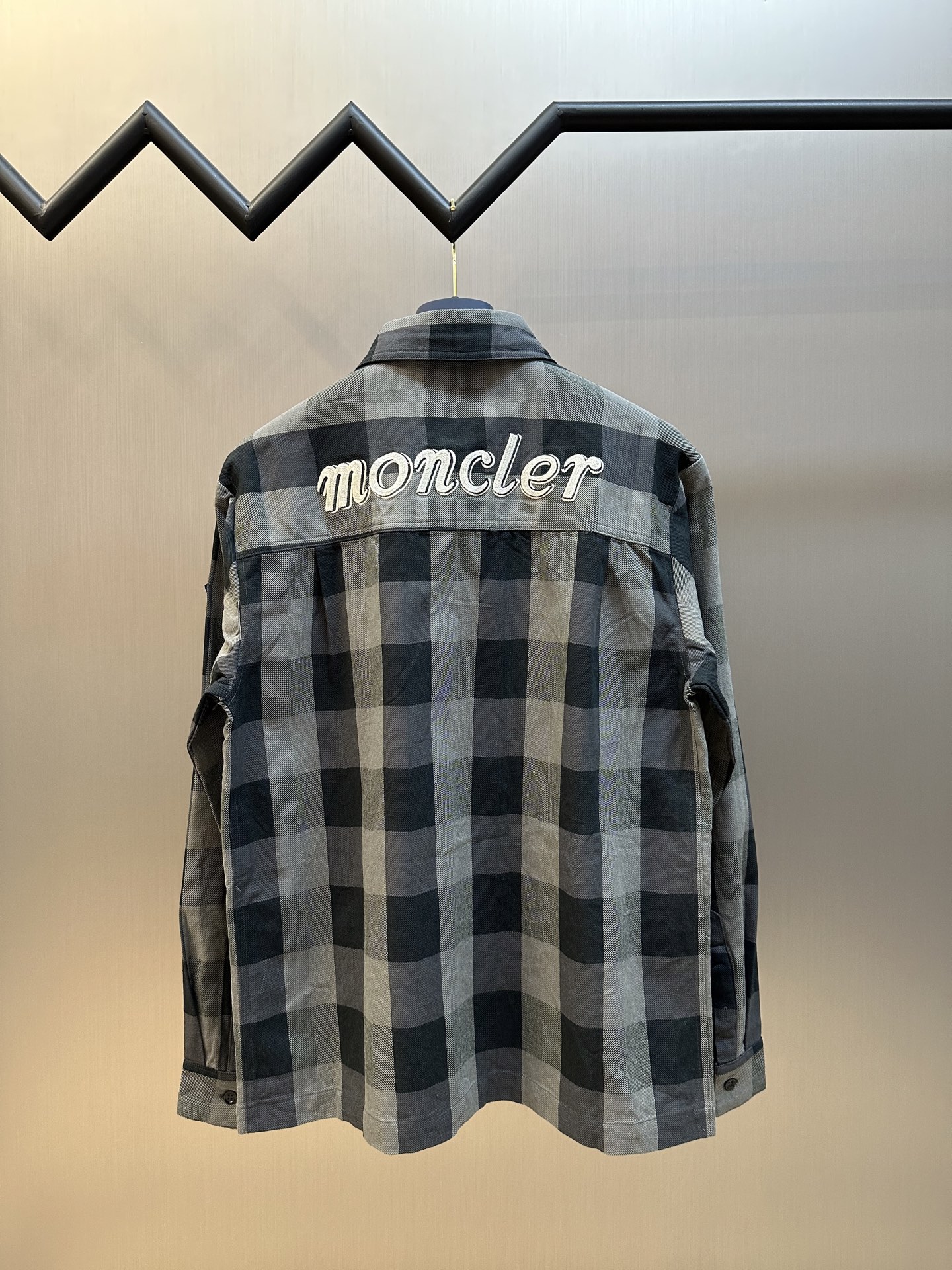 Moncler x Mercedes-Benz 몽클레어 몽클레어 체크 셔츠 의류