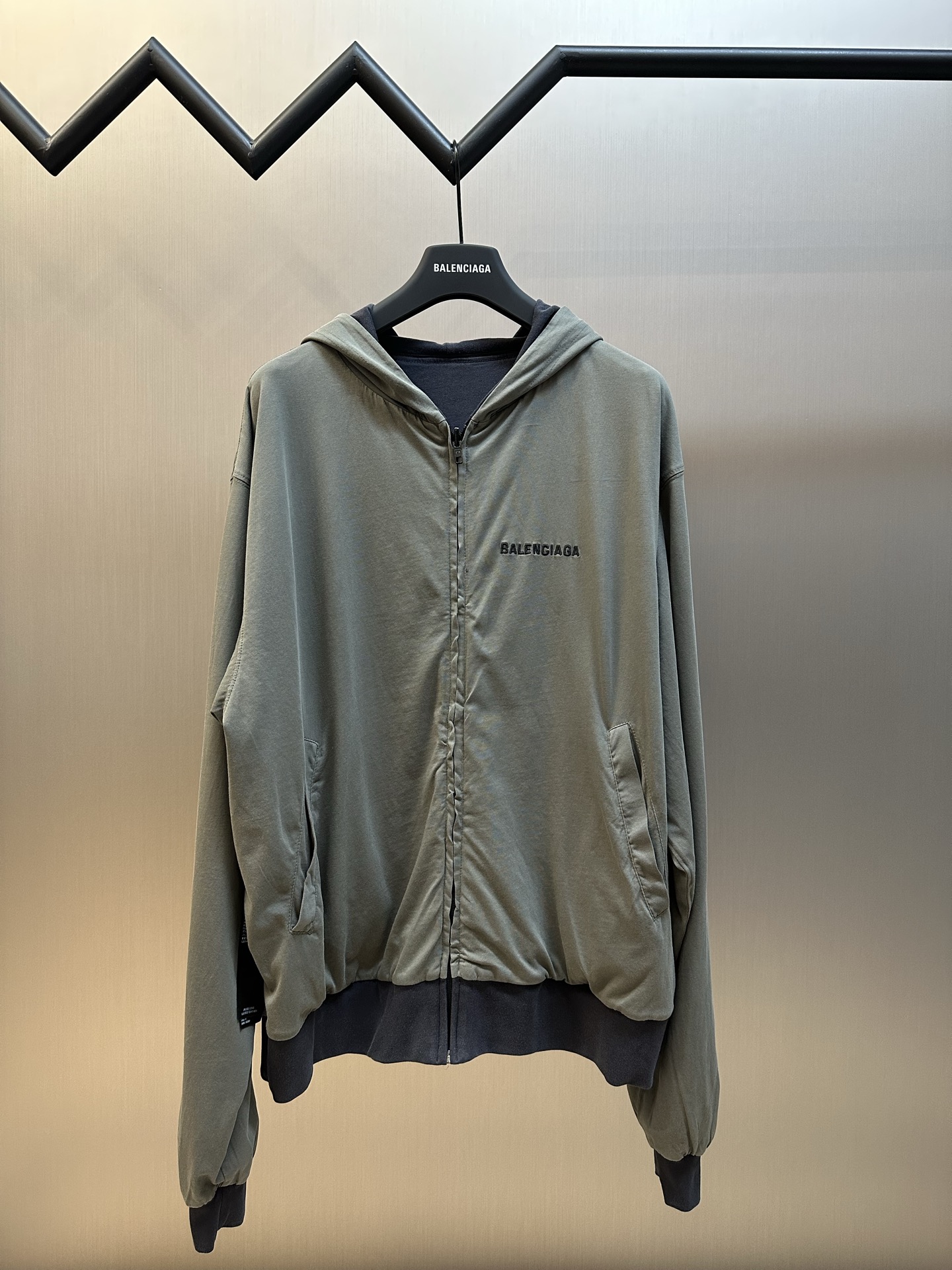 Balenciaga 발렌시아가 리버시블 양면 후드 집업 자켓 의류