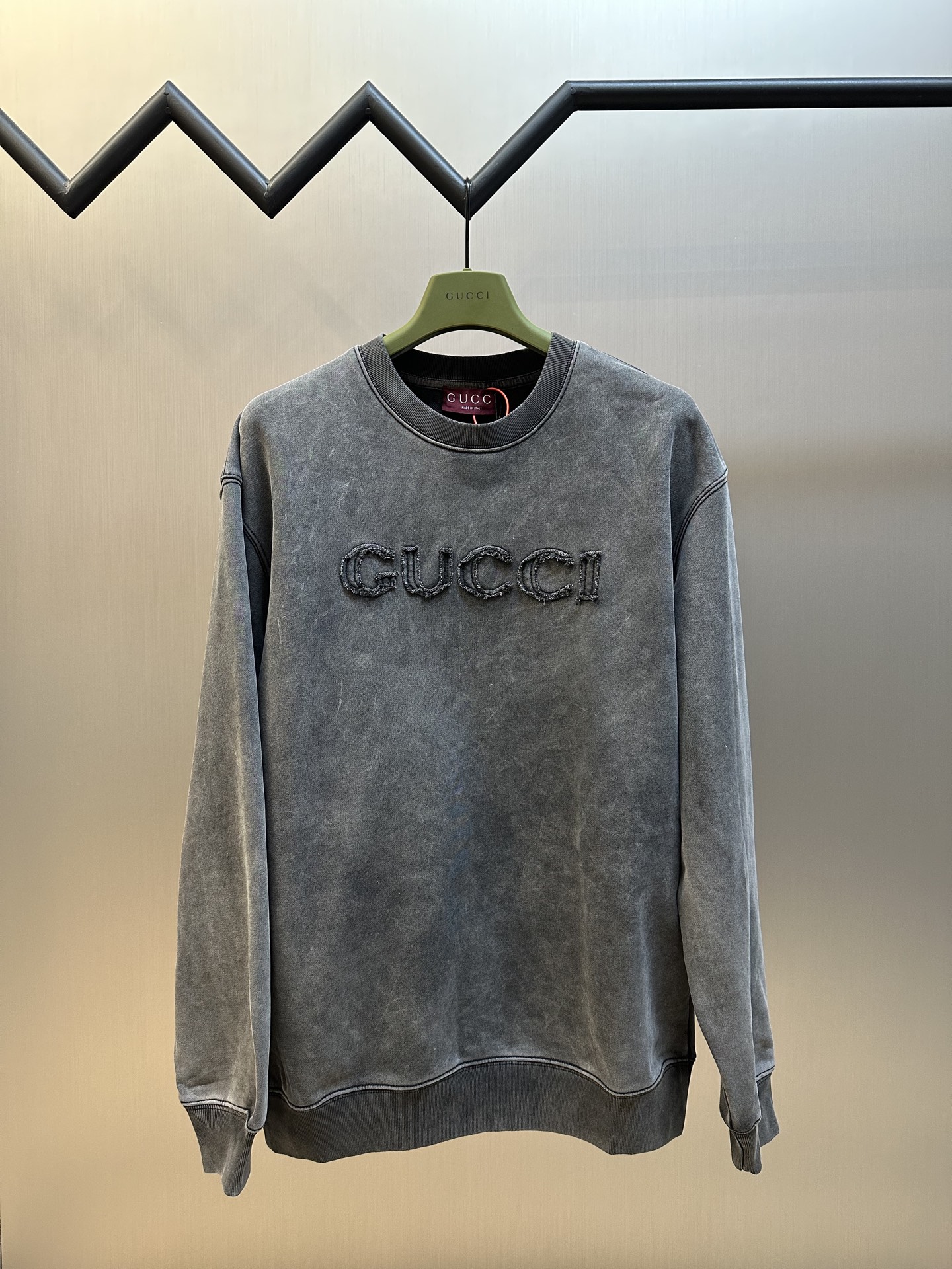 Gucci 구찌 패치 자수 크루넥 스웨트셔츠 맨투맨 티셔츠 의류