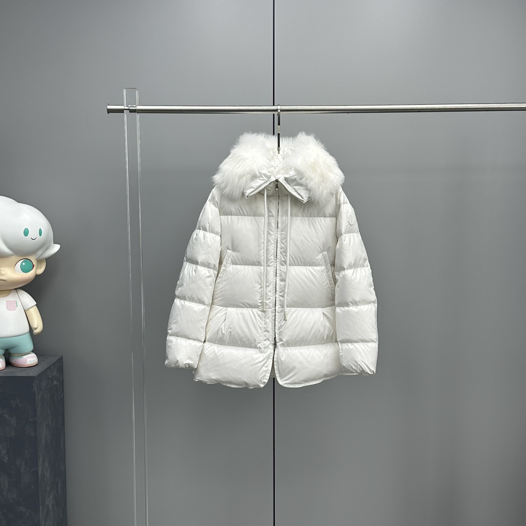 Moncler Locustelle 몽클레어 몽클레르 후드 중장 기장 구스다운 패딩 점퍼 의류