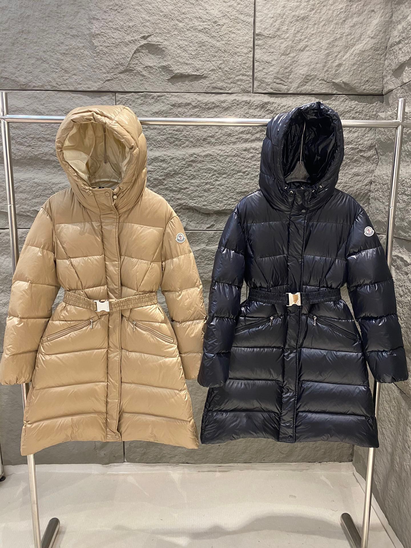 Moncler Bellevue 몽클레어 몽클레르 여성 롱패딩 + 벨트 의류
