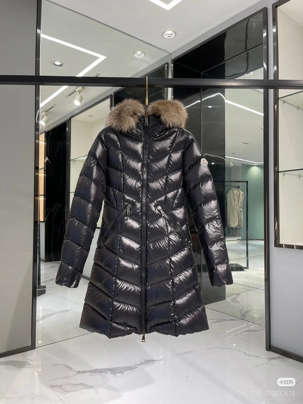 Moncler Fulmarus 몽클레어 몽클레르 여성용 후드 롱 구스다운 패딩 점퍼 의류