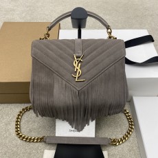 YSL 생로랑 클래식 스웨이드 메신저백 숄더백 가방
