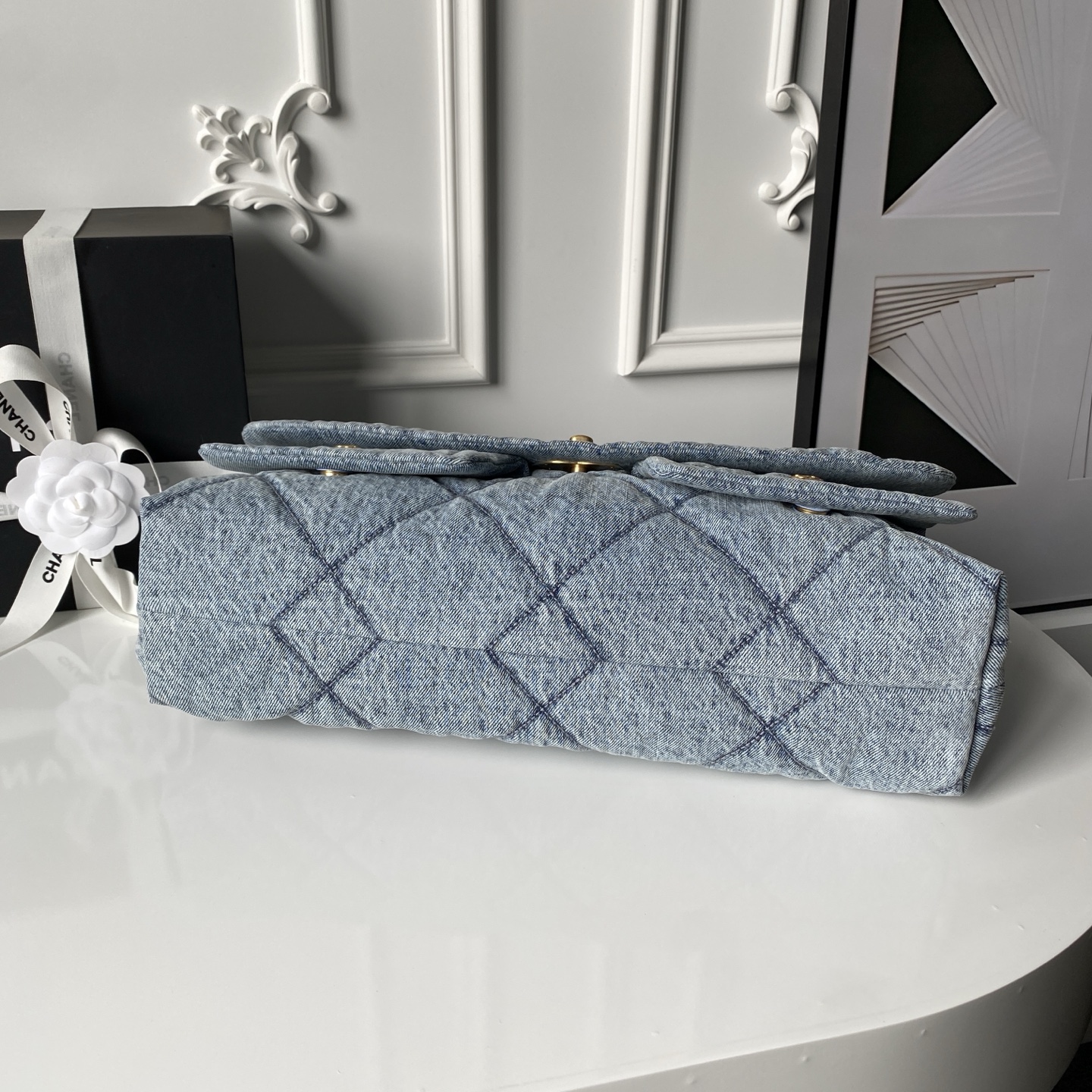 Chanel 25K 샤넬 숄더백 쇼핑백 AS5727 (데님) 가방