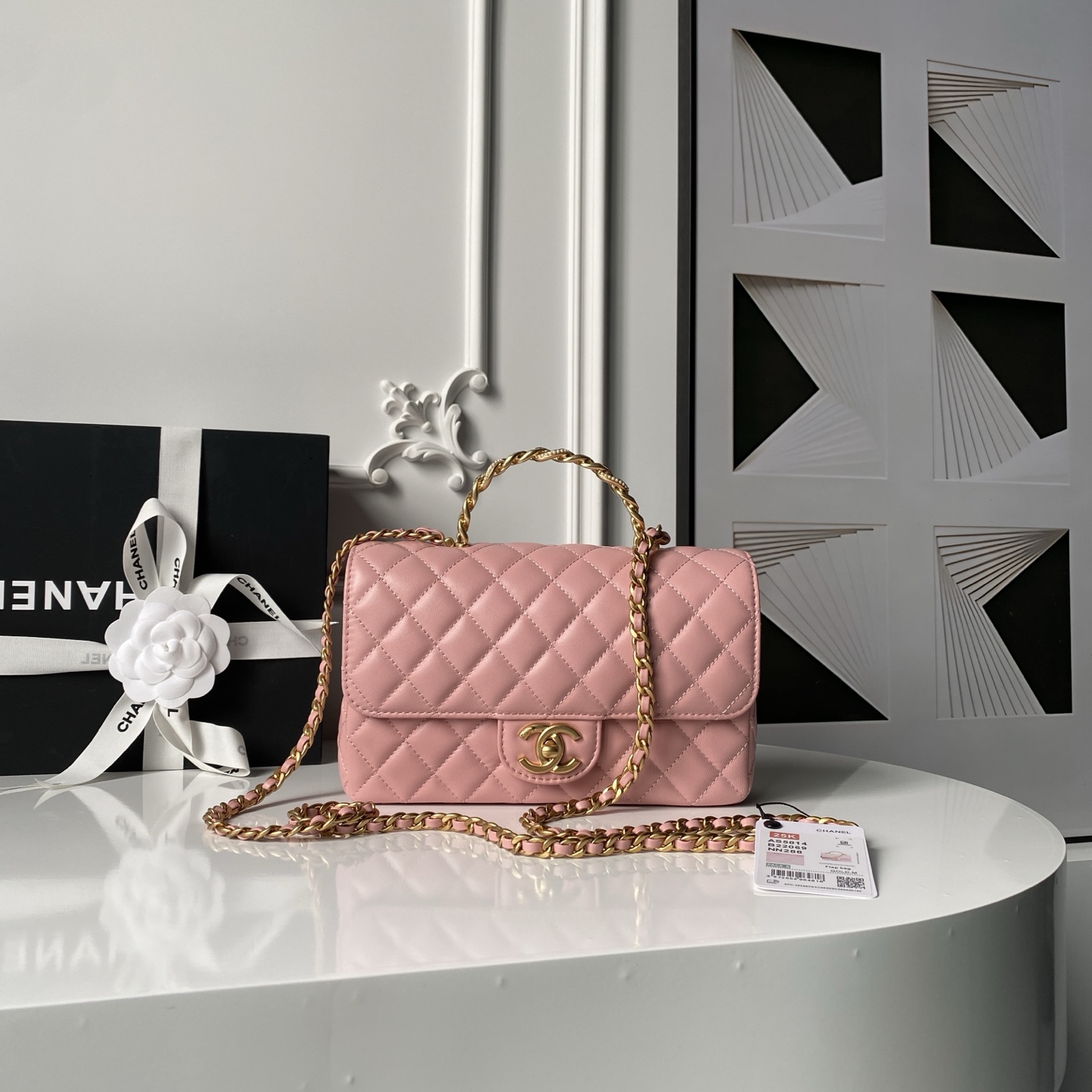 Chanel 25K AS5814 샤넬 핸들 플랩 토트백 숄더백 가방