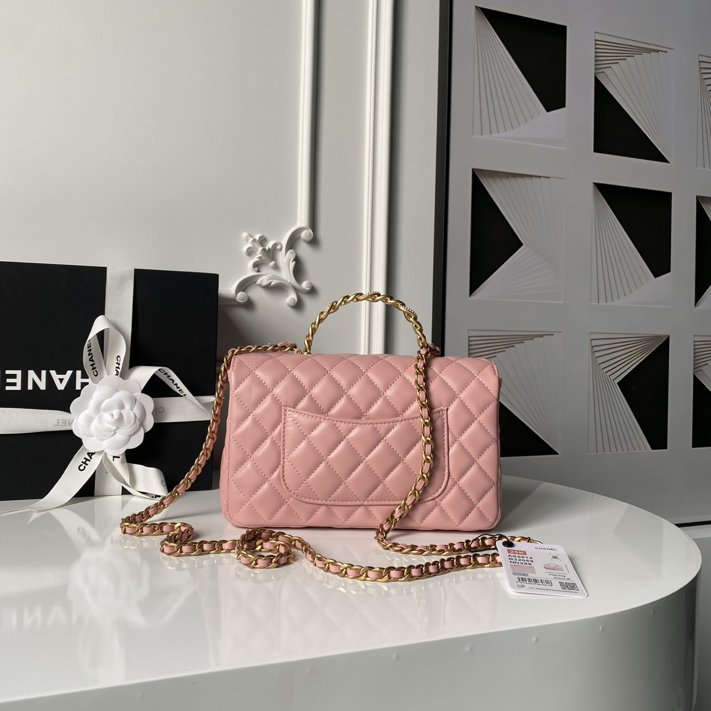 Chanel 25K AS5814 샤넬 핸들 플랩 토트백 숄더백 가방