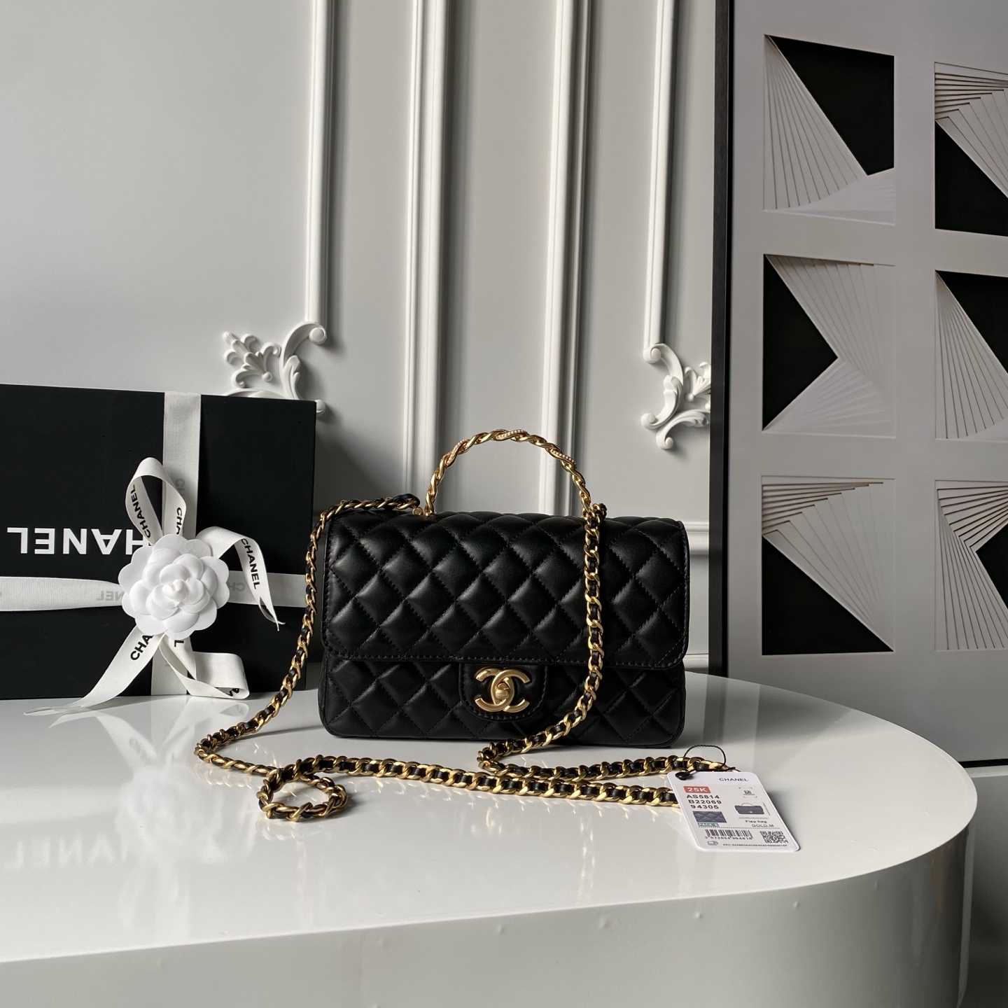 Chanel 25K AS5814 샤넬 핸들 플랩 토트백 숄더백 가방