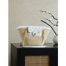 Chanel 26C 위빙 샤넬 쇼핑백 숄더백 가방 (라지)