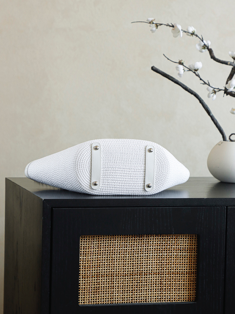 Chanel 26C 위빙 샤넬 쇼핑백 숄더백 가방 (라지)