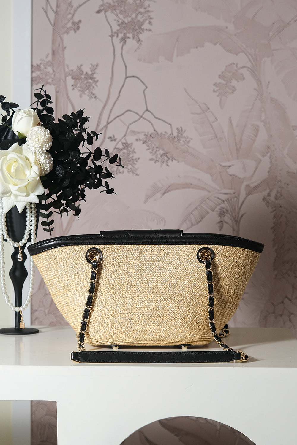 Chanel 26C 샤넬 수작업 위빙 쇼핑백 숄더백 가방 (스몰)