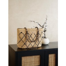 Chanel 26C 샤넬 수작업 위빙 쇼핑백 숄더백 가방 (라지)