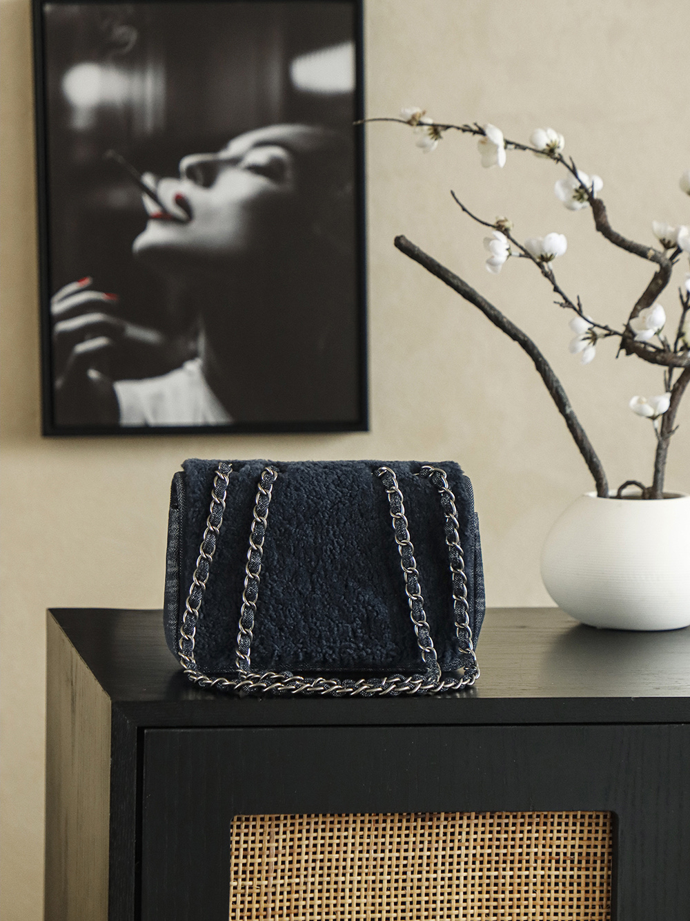 Chanel vintage 샤넬 빈티지 달라스 한정판 CF 미니 숄더백 가방