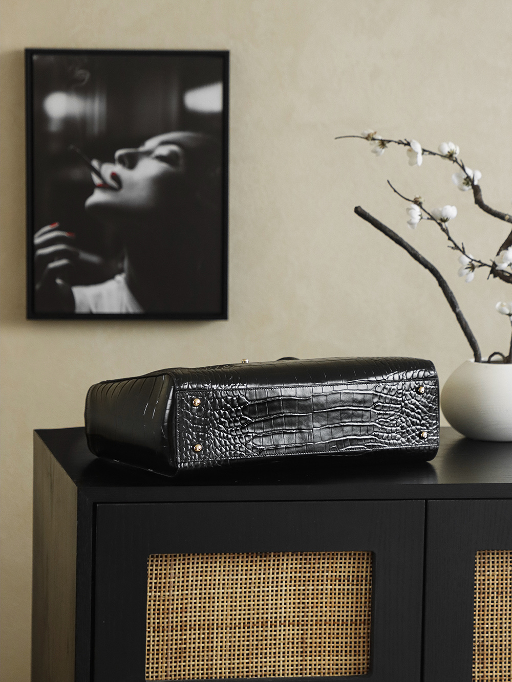 Chanel 샤넬 컬렉션 악어엠보 레더백 토트백 숄더백 가방