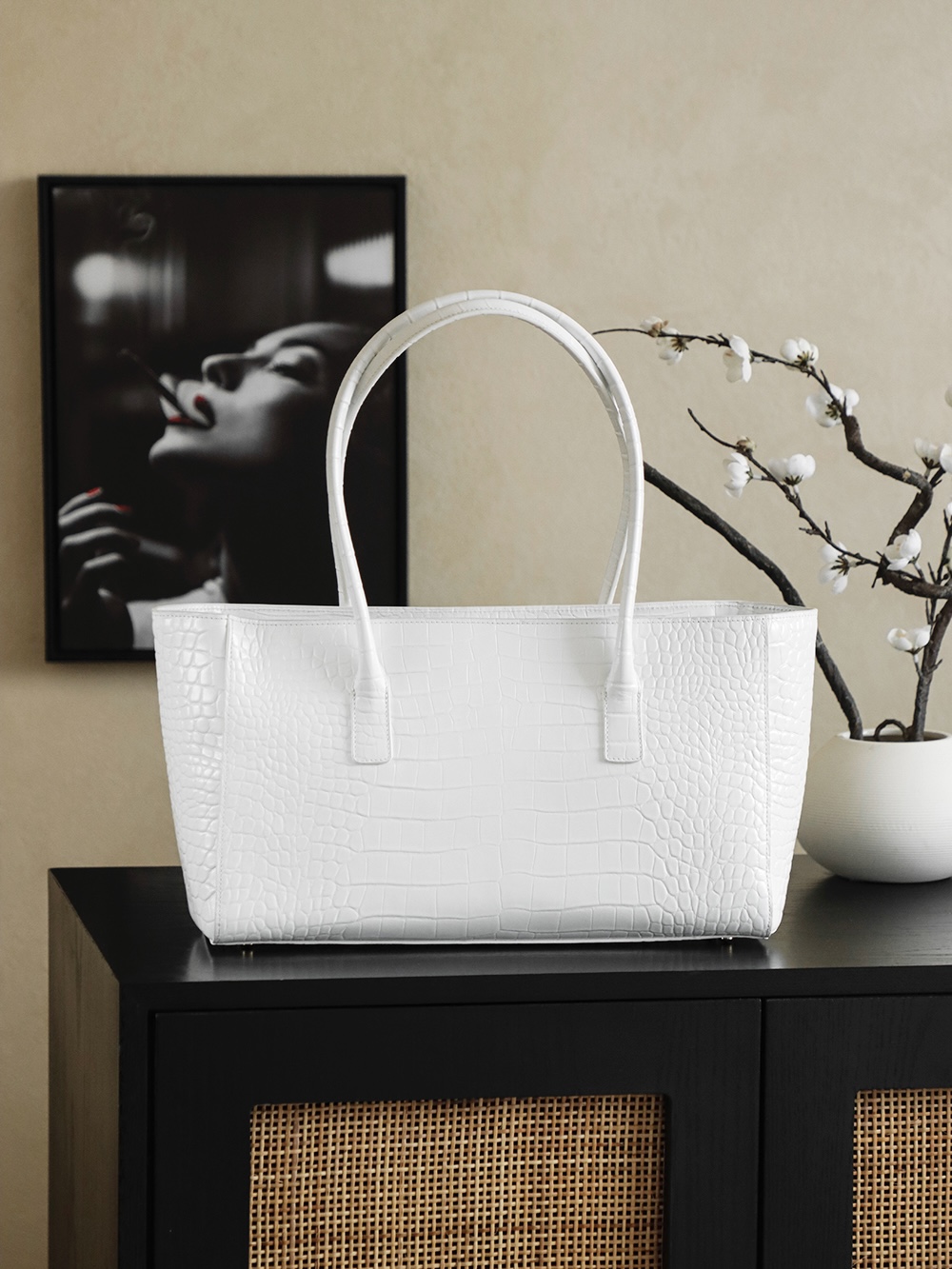 Chanel 샤넬 컬렉션 악어엠보 레더백 토트백 숄더백 가방