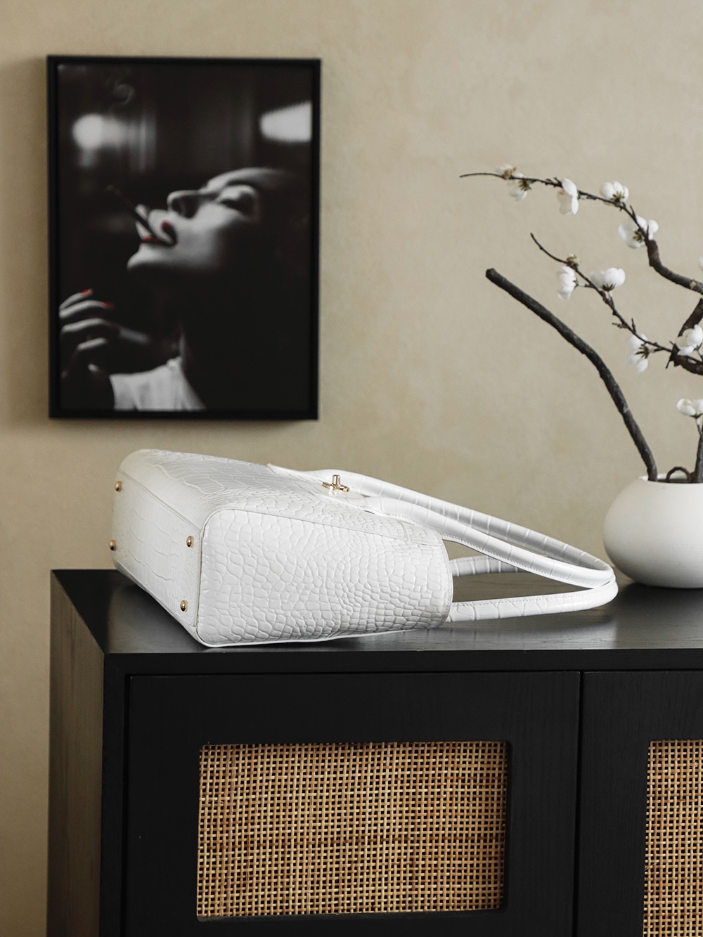 Chanel 샤넬 컬렉션 악어엠보 레더백 토트백 숄더백 가방