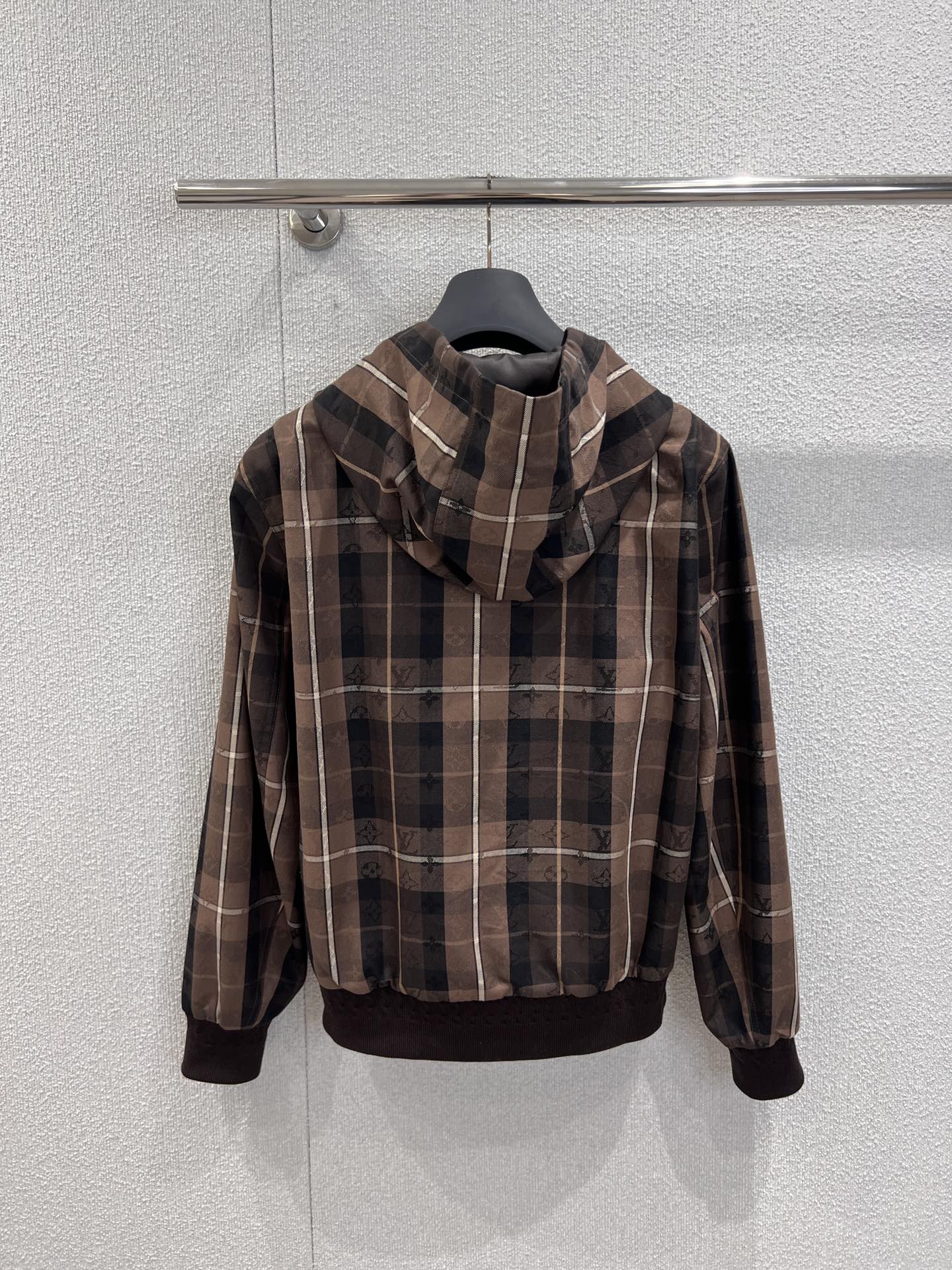 Louis Vuitton LV 루이비통 체크 후드 집업 아카데미 재킷 자켓 의류
