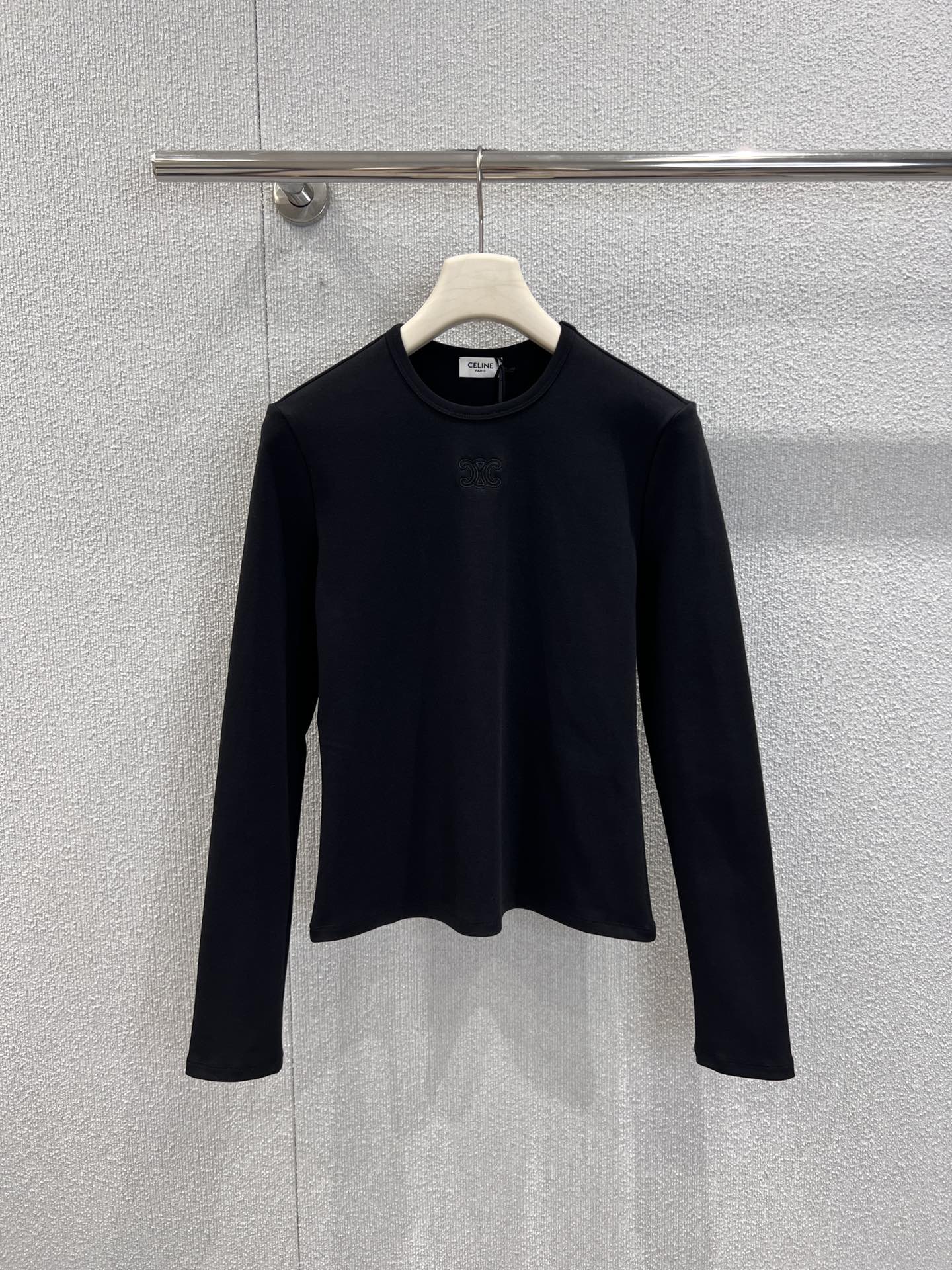 Celine 셀린느 얼리 스프링 ‘Arc de Triomphe’ 자수 롱슬리브 긴팔 티셔츠 의류