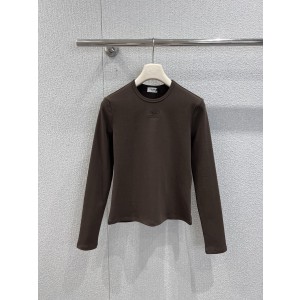 Celine 셀린느 얼리 스프링 ‘Arc de Triomphe’ 자수 롱슬리브 긴팔 티셔츠 의류