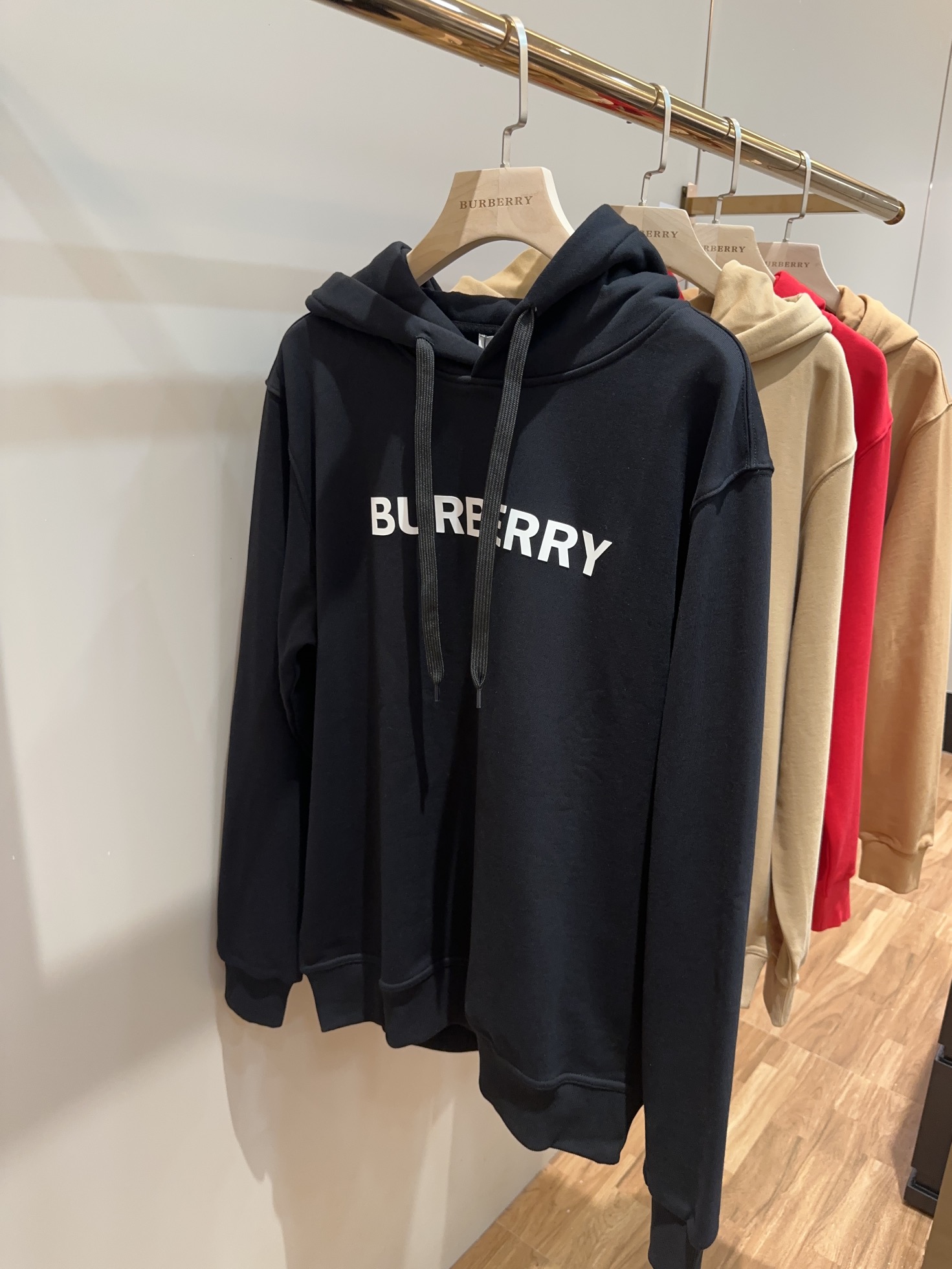 Burberry 버버리 남녀공용 로고 후드티 의류