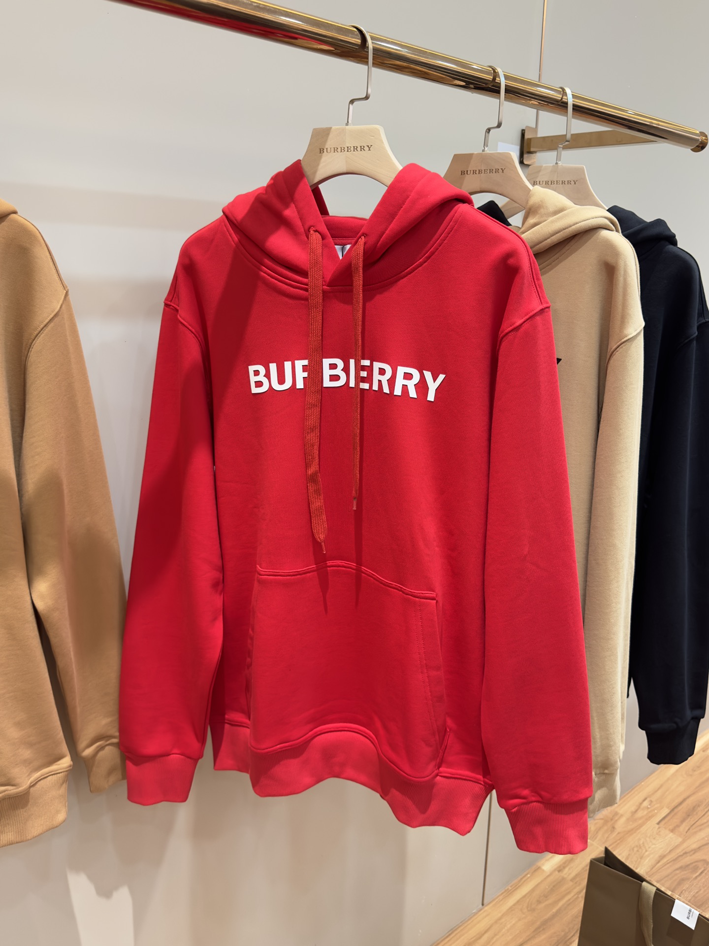 Burberry 버버리 남녀공용 로고 후드티 의류