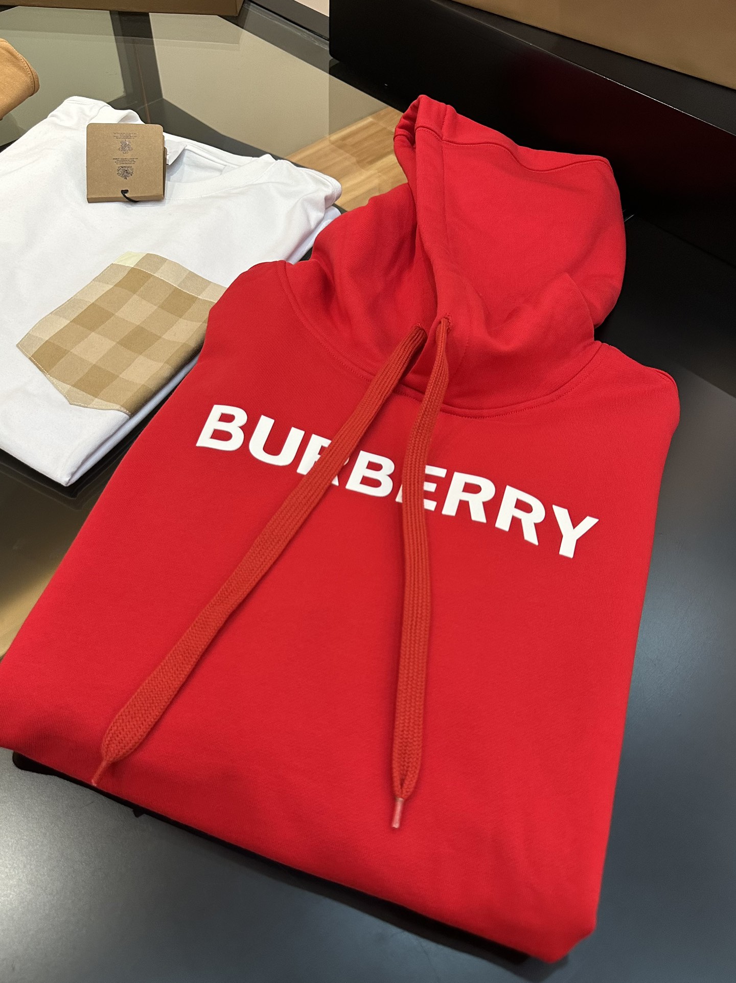 Burberry 버버리 남녀공용 로고 후드티 의류